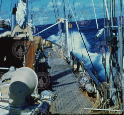 Deck view of the Atlantis