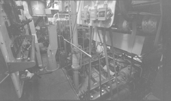 Engine room of the Aries