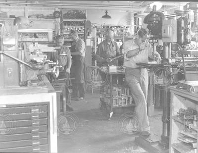 Bigelow Interior, machine shop.