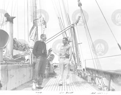 William Metcalf and Joe Barrett aboard Atlantis