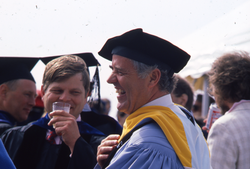 Henry J.B. Dick and Charley Hollister at Joint Program Commencement.