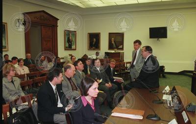 Don Anderson, (seated, center) before a US Senate committee