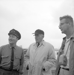 Skipper of El Austral with Tom Lyon and Norman T. Allen.