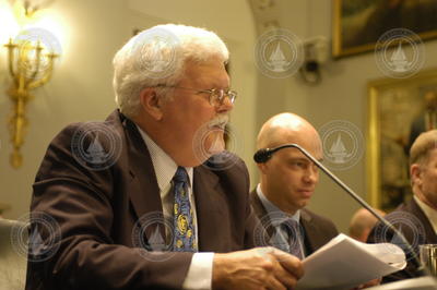 Terry Joyce speaking during Congressional hearing