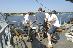 A mooring recovery