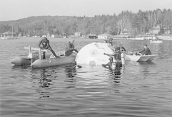 Group of divers and others working on Edalhab
