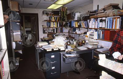 Research library in Clark 135.