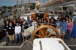 Group photo of SEA crew and students.