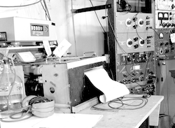 Equipment in lab aboard Yamacraw