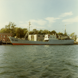 U.S.S.R.'s Albatros at U.S. Coast Guard Base in Woods Hole.