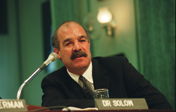Andy Solow testifying before a Senate committee