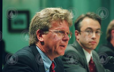 Bill Curry testifying before a US Senate committee