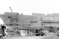 Knorr during original construction.