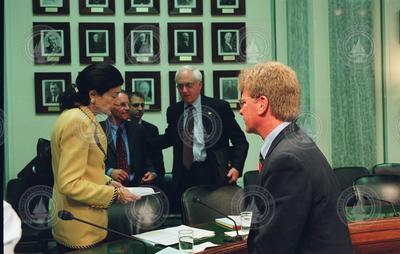 Senator Olympia Snowe and Bill Curry