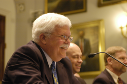 Terry Joyce speaking at a Congressional hearing.