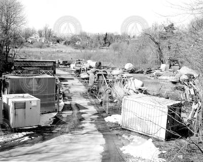 Storage behind Blake building.