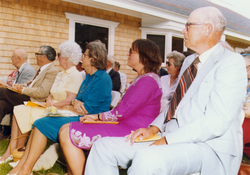 John P. Clarner, Elizabeth R. Fye, and Ruth H. Fye [front row, r to l]