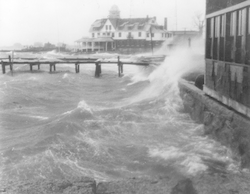 1938 hurricane storm surge at NOAA fisheries building.