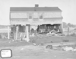 1938 Hurricane damage at Megansett.