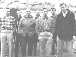 Group photo on deck of Atlantis