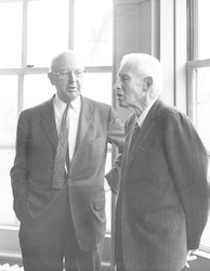 Henry Bigelow and Raymond Stevens on Bigelow Day.
