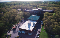 Aerial of Clark (south) Laboratory