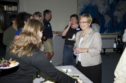 Susan Avery at the Annual Meeting reception.