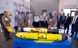 Mike Purcell talking about AUV's to state officials.