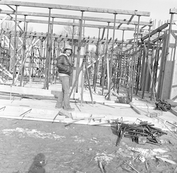 Construction of Clark Laboratory.