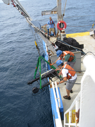 Recovery of VPR on R/V Connecticut.