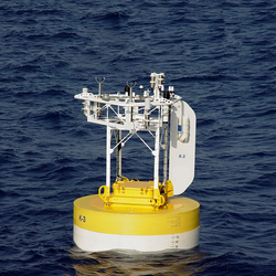 KAUST surface buoy deployed in the Red Sea.