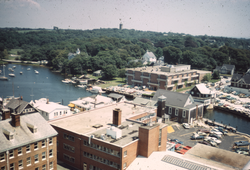 Aerial view of Bigelow, Smith, and Redfield