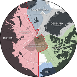 Territorial Arctic map