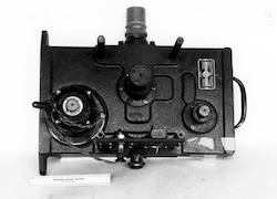 35mm oscillograph camera. Model 651-AE. Cambridge Wallensak camera.