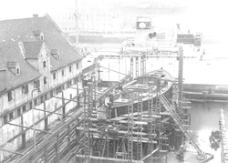Atlantis under construction at Burmeister & Wain's Yard in Copenhagen, Denmark