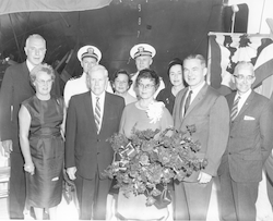 Columbus Iselin (rear), Ruth Fye, Mary Sears, and Paul Fye.