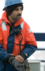 Co-lead expedition scientist Hanu Singh.