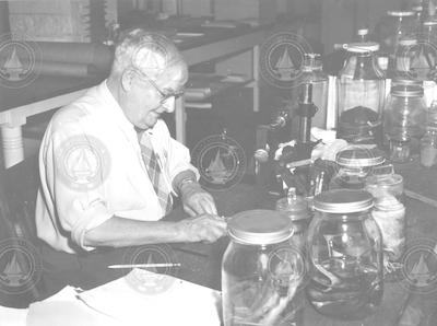 William Schroeder at desk