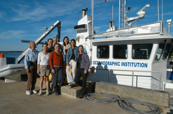 2004 Ocean Science Journalism Fellows.