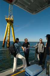 Ocean Science Journalism Fellows aboard the Tioga